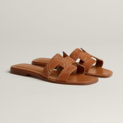 Oran sandal - Blue | Hermès Hong Kong SAR